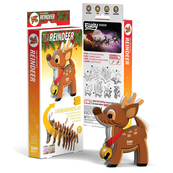 EUGY 3D Cardboard Model: Reindeer