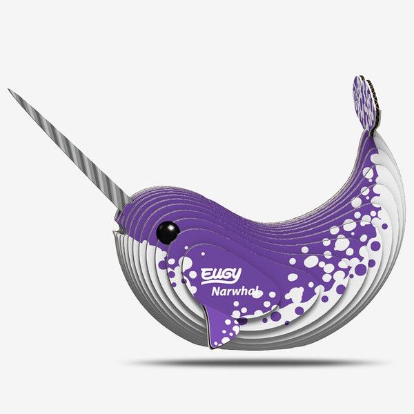 EUGY 3D Cardboard Model: Narwhal
