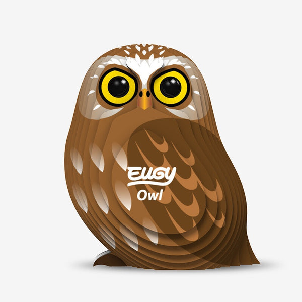 EUGY 3D Cardboard Model: Owl