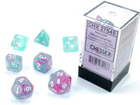 Nebula Polyhedral Wisteria/white 7-Die Set