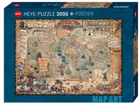 2000 Map Art Pirate World