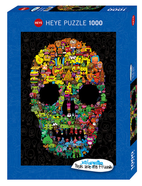 1000 Doodle Skull