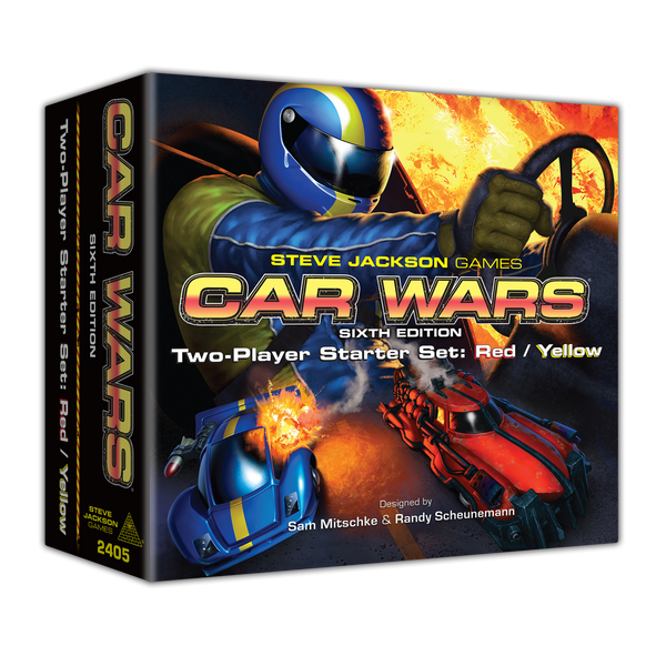 Car Wars 6th Edition 2-Player Core Set (Red/Yellow)
