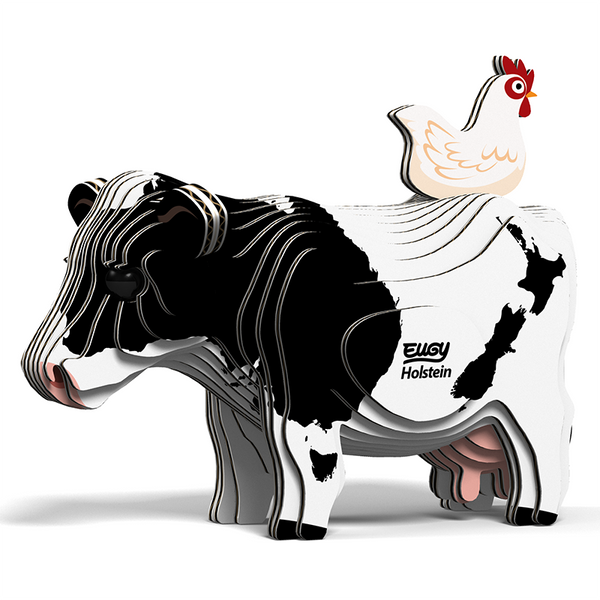 EUGY 3D Cardboard Model: Holstein Friesian Cow
