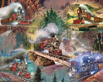 1000 Thrilling Trains
