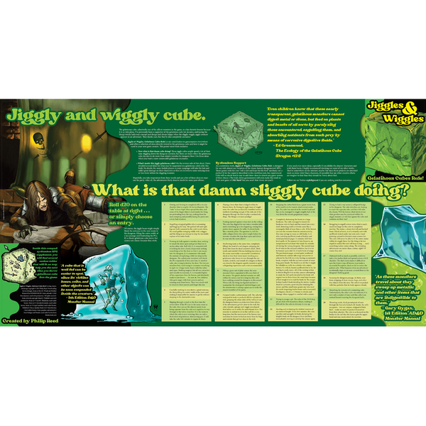 Jiggles & Wiggles Gelatinous Cube Pocket Map Supplement I'm Board