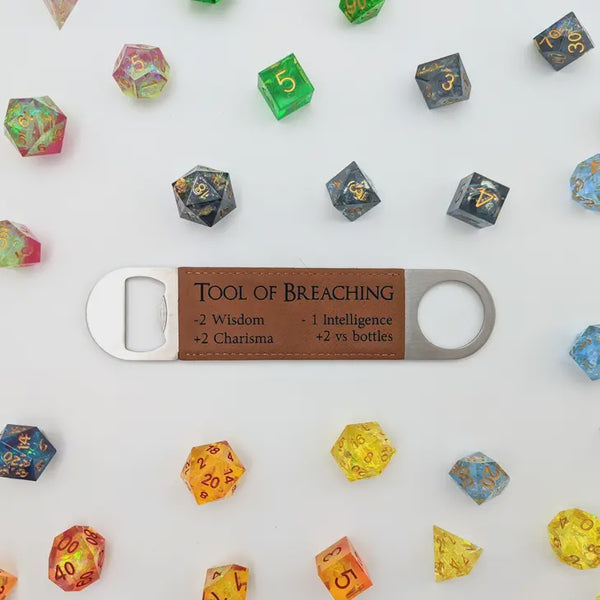 Tool of Breaching - D&D Inspired Vegan Leather Bottle Opener