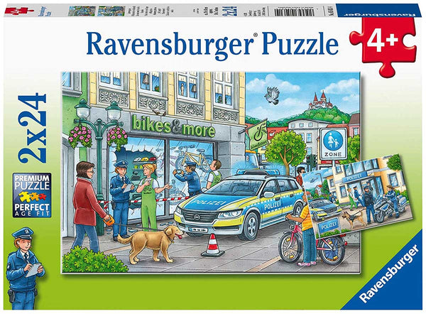 2x24 Police at Work (two 24-piece puzzles)