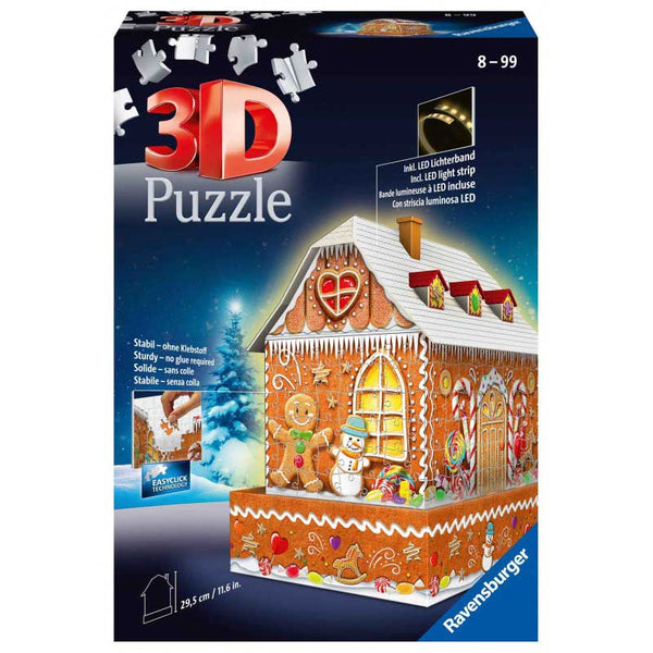 257 Gingerbread House Night Edition 3D