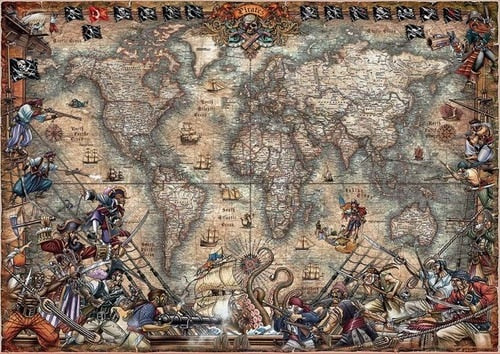 2000 Pirates Map