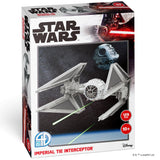 Star Wars Imperial TIE Interceptor Paper Model Kit
