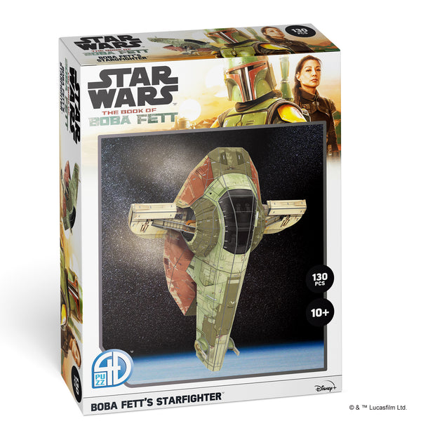 Star Wars The Mandalorian Boba Fett's Starfighter Paper Model Kit