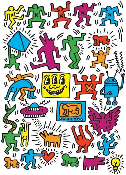 1000 Keith Haring Collage