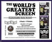 World's Greatest DM Screen Horizontal - Gold