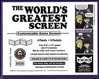World's Greatest DM Screen Horizontal - Purple