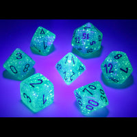 Borealis Polyhedral Light Green/Gold Luminary 7-Die Set