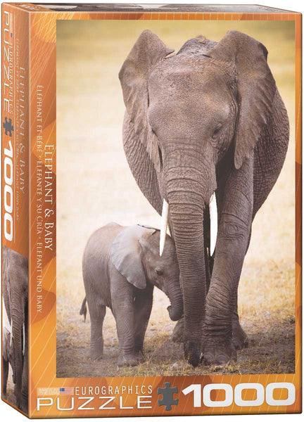 1000 Elephant & Baby