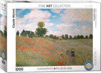 1000 Claude Monet - The Poppy Field