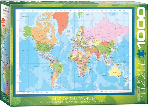 1000 Modern Map of the World