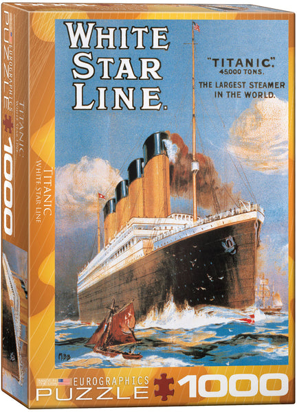 1000 Titanic White Star Line