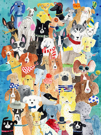 500 Colorful Canines
