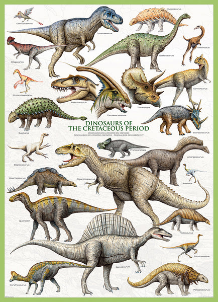 1000 Dinosaurs of the Cretaceous