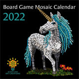 2022 Board Game Mosaic Wall Calendar