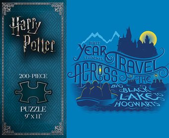 200 Harry Potter First Year Students Travel Across the Big Black Lake to Hogwarts