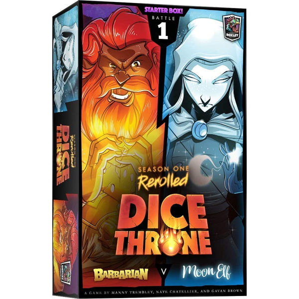Dice Throne Season One ReRolled Box 1: Barbarian Vs. Moon Elf
