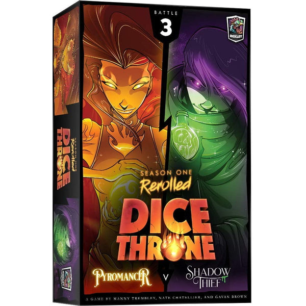 Dice Throne Season One ReRolled Box 3: Pyromancer vs. Shadow Thief