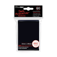 UltraPro Deck Protector Sleeves Small (YuGiOh) Black 60-pack