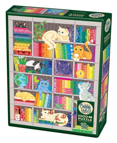 1000 Rainbow Cat Quilt