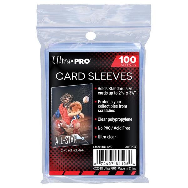 UltraPro Soft Card Sleeves Clear (100)