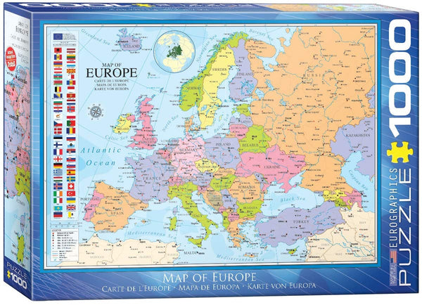 1000 Map of Europe