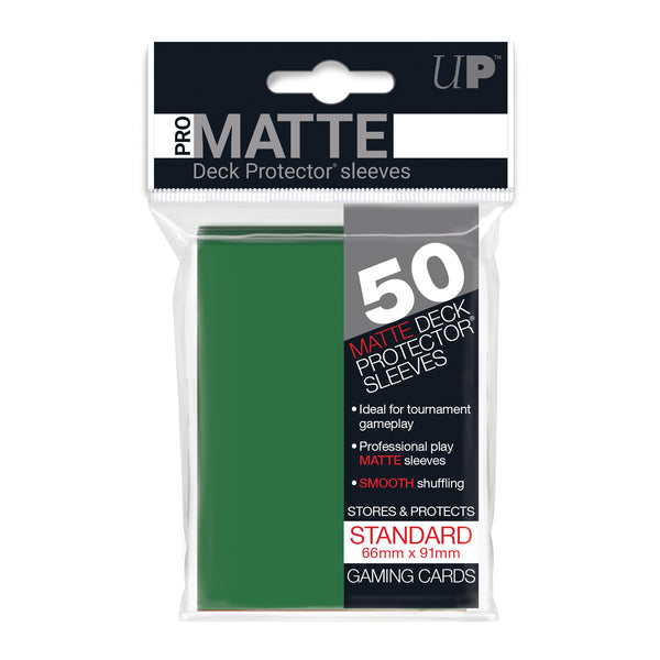 UltraPro Pro-Matte Sleeves Green