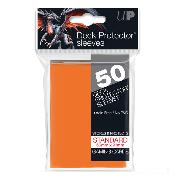 UltraPro Deck Protector Sleeves Orange