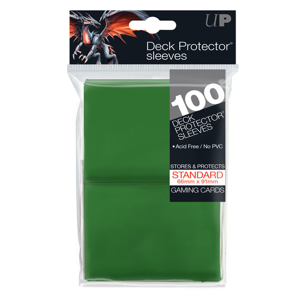 UltraPro Deck Protector Sleeves Green 100-pack