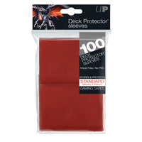 UltraPro Deck Protector Sleeves Red 100-pack
