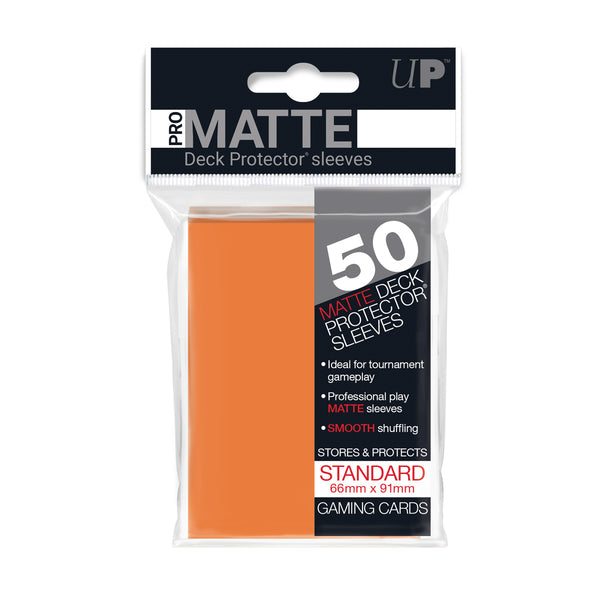 UltraPro Pro-Matte Sleeves Orange