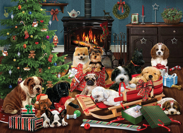 500 Christmas Puppies