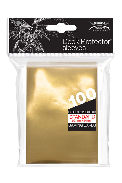 UltraPro Deck Protector Sleeves Metallic Gold