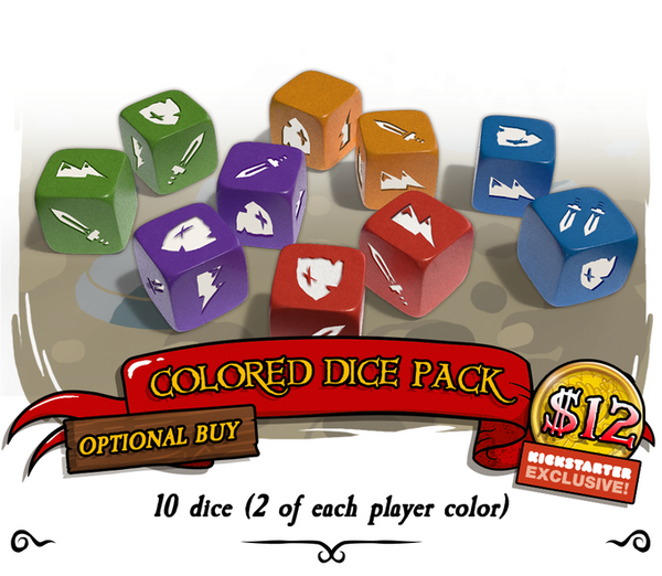 Munchkin Dungeon: Color Dice Pack