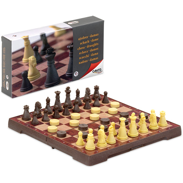 Magnetic Chess & Draughts Set - Small