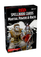 Dungeons & Dragons 5e Spellbook Cards: Martial Powers & Races