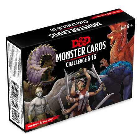Dungeons & Dragons 5e Monster Cards: Challenge 6 to 16
