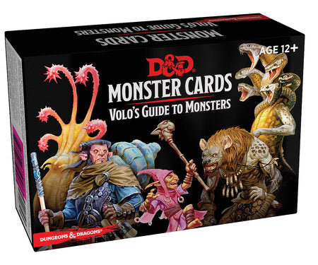 Dungeons & Dragons 5e Monster Cards: Volo's Guide to Monsters