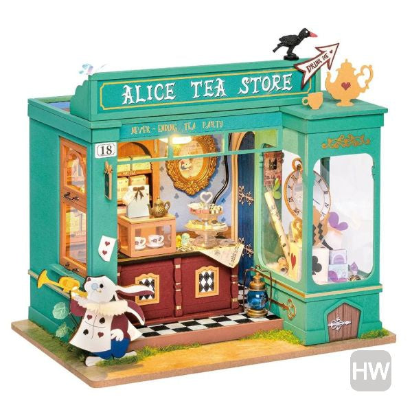 DIY Miniature House: Alice's Tea Store