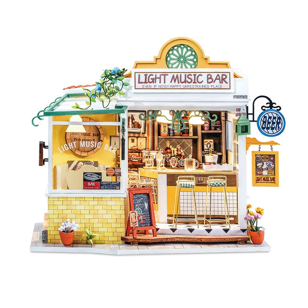 DIY Miniature House: Light Music Bar