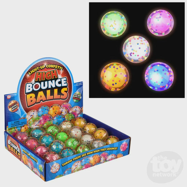 Light-Up Confetti Hi-Bounce Balls