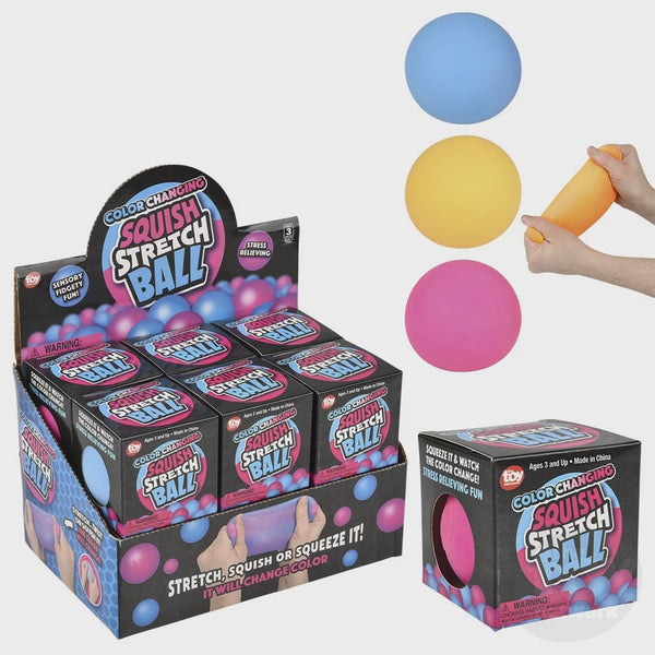 Squish and Stretch Color Changing Gummi Balls